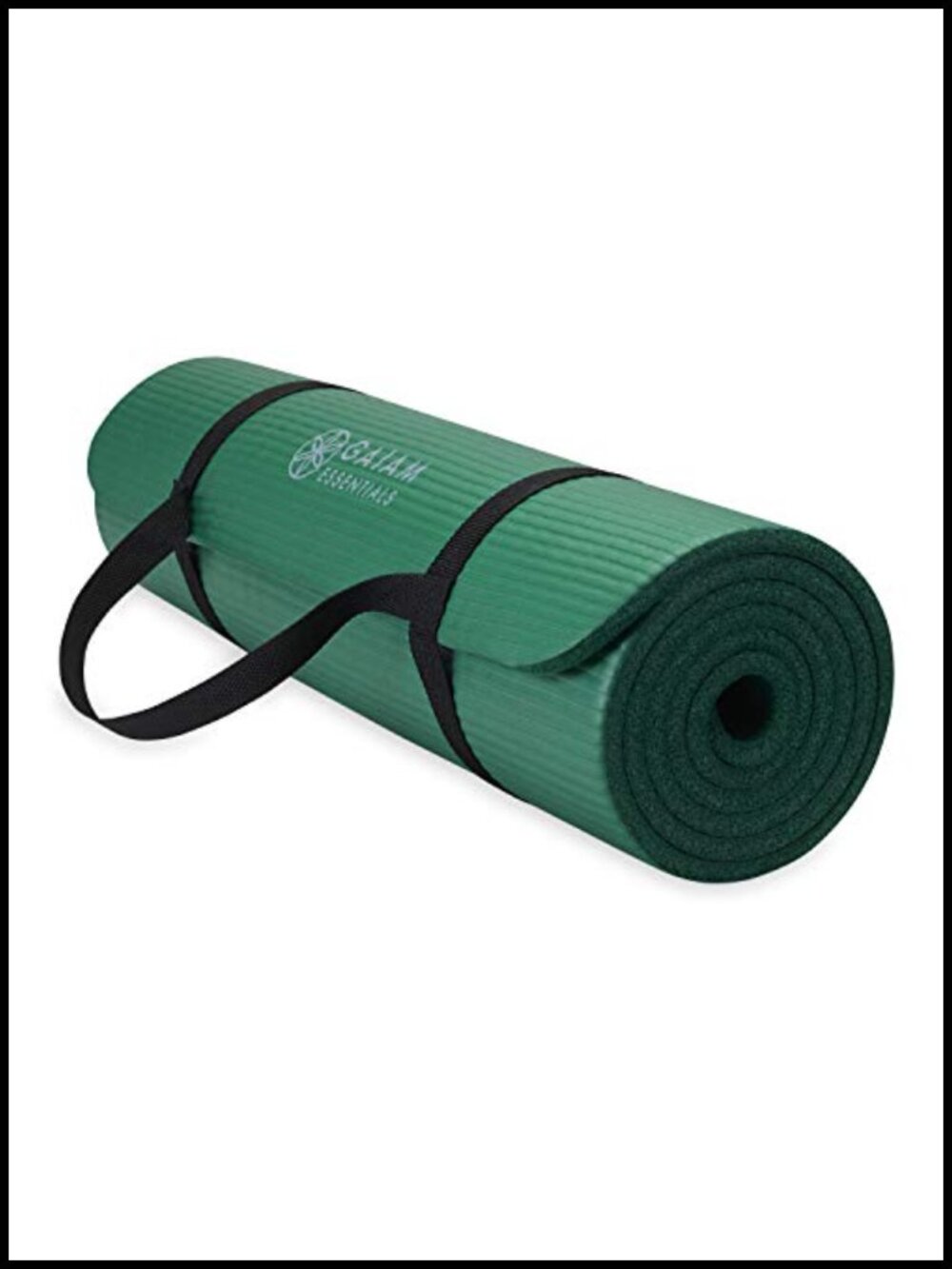 Thick Yoga Mat 10mm NBR Foam Non-Slip Exercise Fitness Mat with Strap